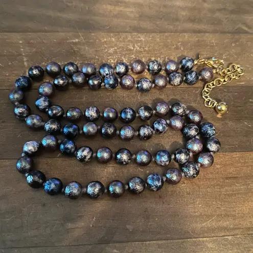 Joan Rivers multicolor glass bead necklace
