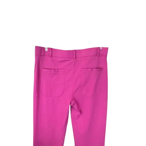 Betabrand Dress Yoga Pants ā Bright Pink Straight Leg Size M | Comfy Workwear