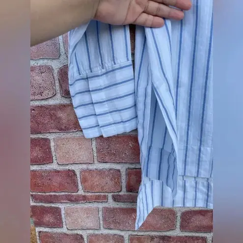 Poetry STRIPE BUTTON THROUGH SHIRT SIZE 8