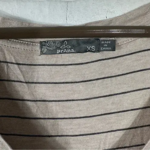prAna Foundation Striped V Neck Dress Size XS