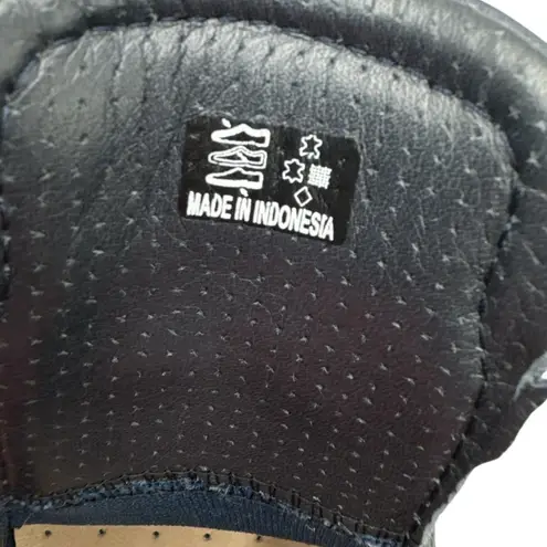 Ecco Navy Leather Lace