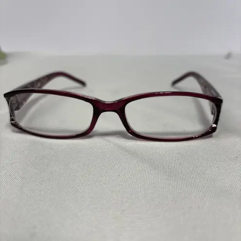 Foster Grant Reading Glasses +150 Red Glitter Polka Dot Frame Stylish Readers