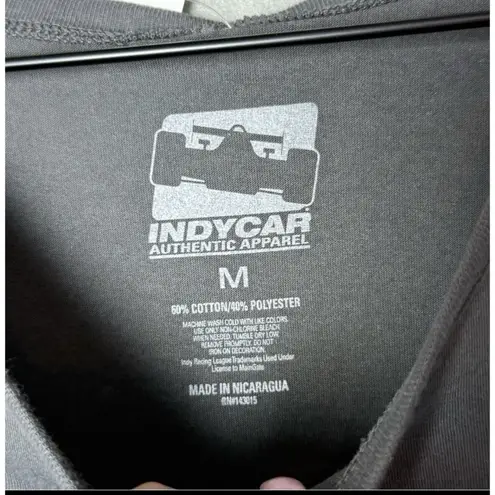 IndyCar Women’s Sleeveless Gray Graphic Print Muscle Tank Top Lightweight size M Size M