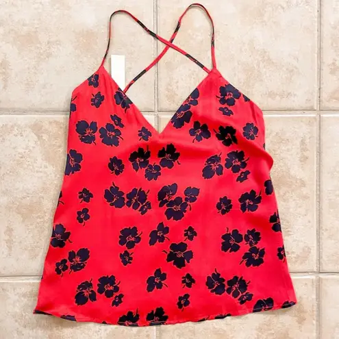 Capulet NEW with tags Emilia Red Floral Racerback Cami, NWT, Size S, MSRP $88