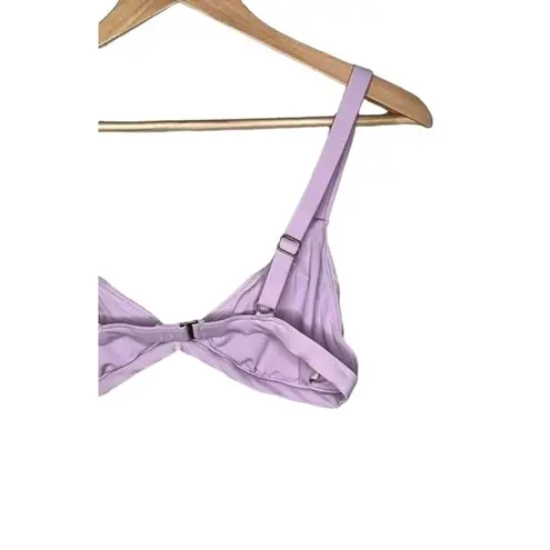 ANDIE NWT  Swim The Caicos Triangle Bikini Top Removable Cups M Lavender #3021