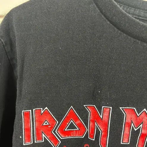 Iron Maiden Black Cropped Tee size M Size M