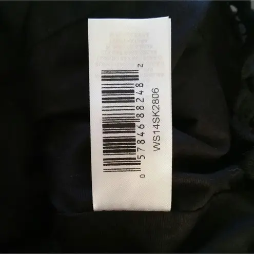 Joe Fresh Black Lace Pencil Straight Skirt Size 0