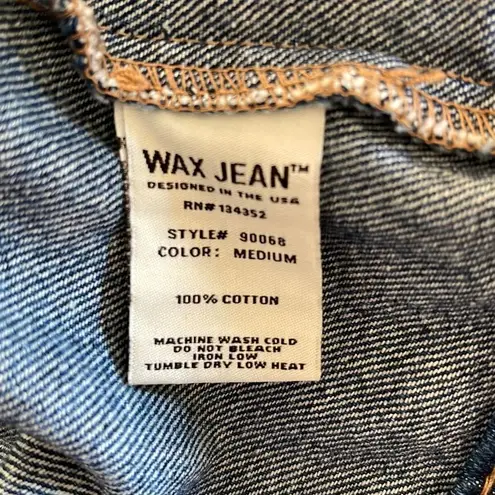 Wax Jean Wax Jean Distressed Jean Jacket-Size Large
Casual