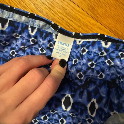 Venus  Bikini Bathing Suit Navy White Size Medium 8 - Image 3