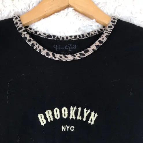 Brandy Melville cheetah Brooklyn Ashlyn top