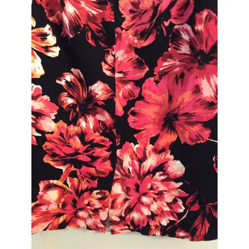 WHBM White House Black Market Floral Pencil Skirt Size 6 Stretch