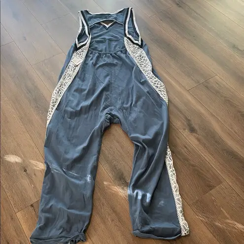 FP Movement Free People Day Trip Onesie Blue Size M
