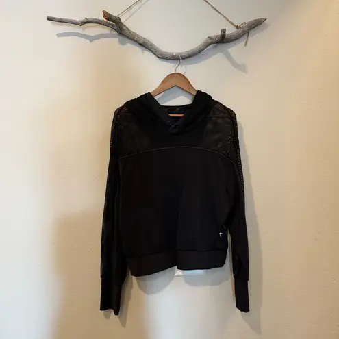 Zyia Black Mesh Winner Hoodie