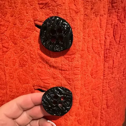 AN REN NY BOHO TEXTURED STRETCH BLAZER JACKET ORANGE Y2K
DRESS S