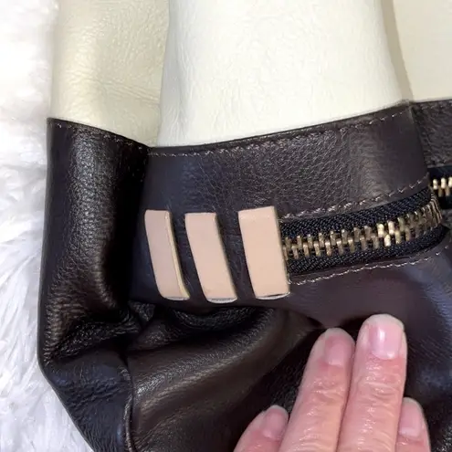 Or Yany multi colored High Grade Leather Hobo Bag Brown