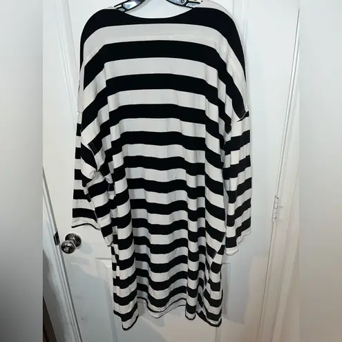 Source Unknown Smiley Face Alt Cyberpunk Skater Goth Edgy Retro Streetwear Trippy Stripes Dress