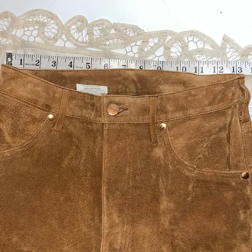 Vintage Wrangler Leather Pants Caramel Brown Jeans Slacks Size undefined