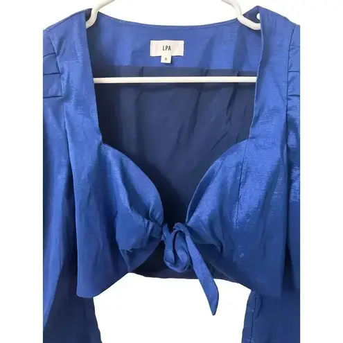 LPA Cleo Set skirt and top sz small in Blue Mood