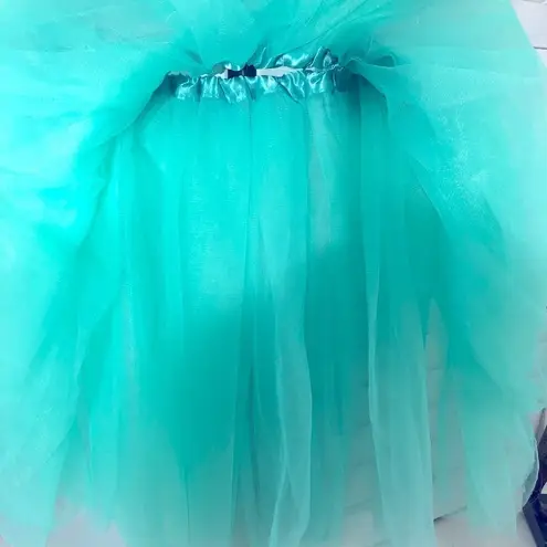 Aqua Green Lace Tutu Skirt Size Small Medium