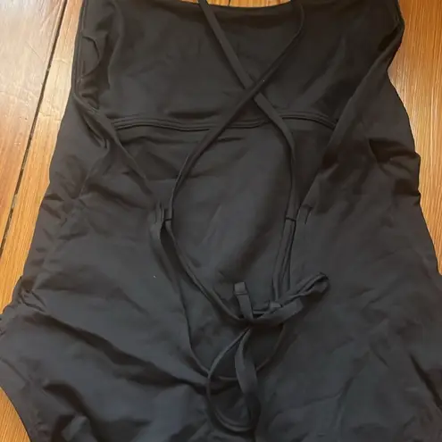 Everlane  Black High Neck One Piece Swimsuit Sz S