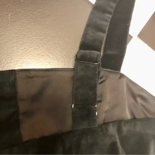 Staud NWT Primrose Jumpsuit Sleeveless Black Velvet Yin Yang Buttons Belted 10