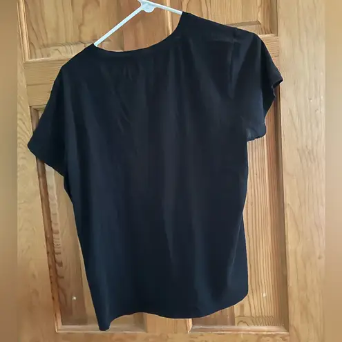 Ralph Lauren Polo  women’s vneck tshirt in black size xl