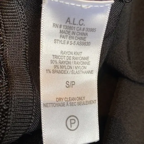 ALC Frank A.L.C. Black Petra fit and flare dress size small