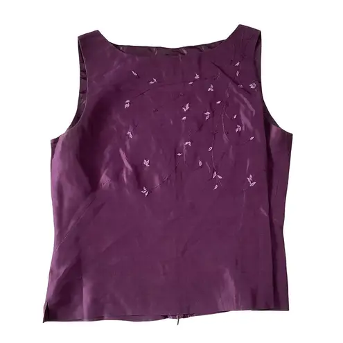 Travis Ayers Silk Blazer Set Gray Size 8