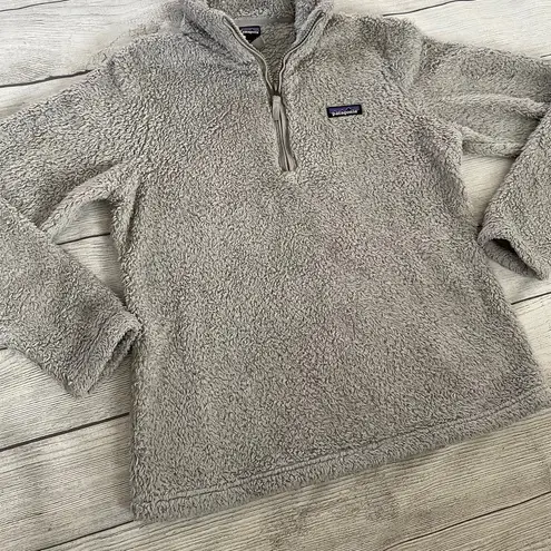 Patagonia  Los Gatos 1/4 Zip Jacket Quarter Zip Fleece Pullover Size Medium Grey