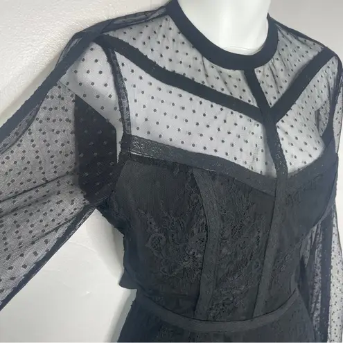 Rebecca Minkoff  Dress Womens Size 4 Feminine Whimsigoth Party Wedding Guest Luxe