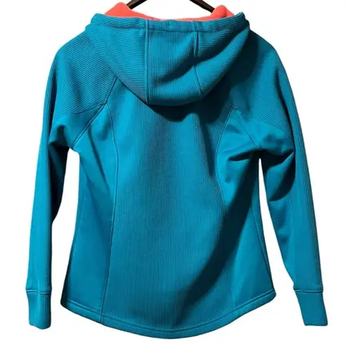 Swiss Tech Jacket Women's Measured Hooded Blue Full Zip Preppy Hiking Outdoor Size undefined