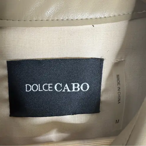Dolce Cabo Faux Leather Button