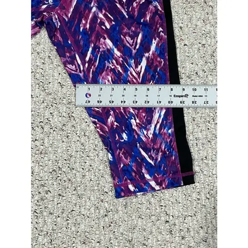 Woman’s Rainbeau Capri Pink/blue/black Xl Purple
