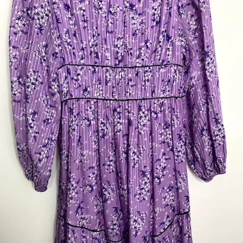Ulla Johnson Joan Midi Dress in Lilac Purple Womens Size 2