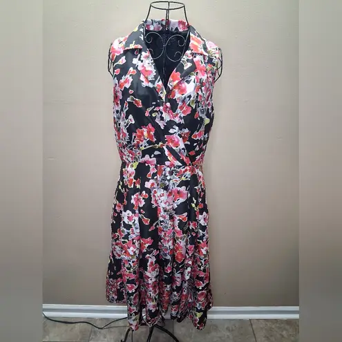 Jessica Howard NWOT SZ-14 Floral Sleeveless Dress