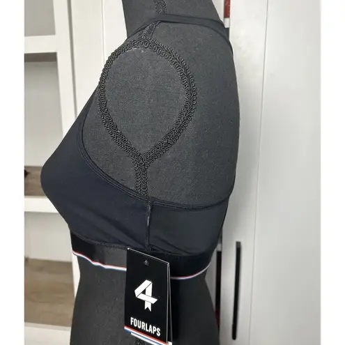 Four Laps Women’s Circuit Sports Bra Black Athletic Wear‎ Medium
