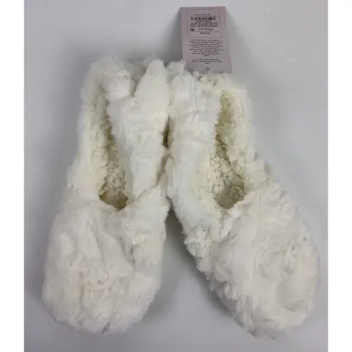 2 Pairs Auden Faux Fur Slipper Socks Gripper Bottoms Cozy Warm Soft M/L 8