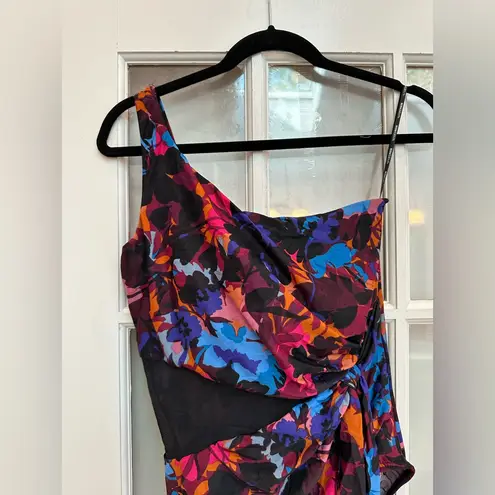 MiracleSuit Gem Underwire Wine One Piece One Shoulder Slimming Swimsuit Size 12 - Image 3