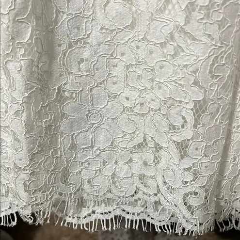 Hazel White Sheath Midi Dress for Brides Size XL