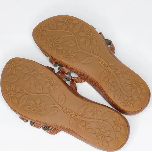 Keen City of Palms Slide Brown Walking Sandal Size 5.5