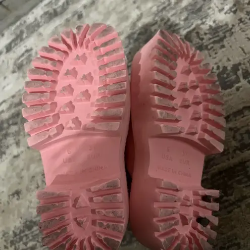 Jeffrey Campbell  Light Pink Clogged Platform Mules Size 6 US - Image 6