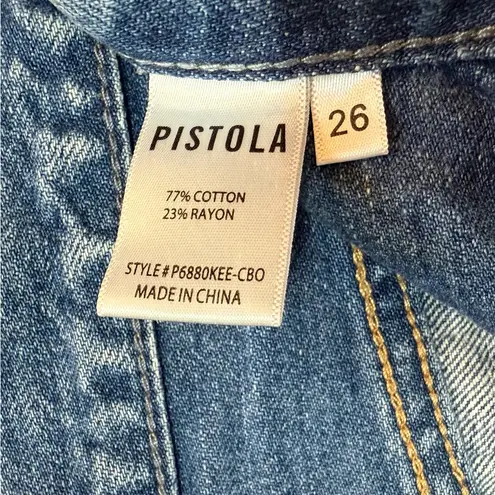 Pistola Charlie High Rise Straight Ankle Jeans Cabo Wash Size 26