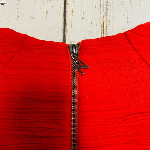 Nue By Shani Ruched Bodycon Shapewear Knit Dress Red Size 6