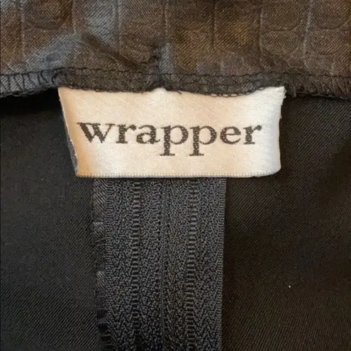 Wrapper Black Faux Crocodile Skin Adjustable Tank