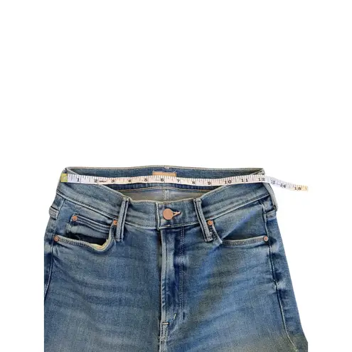 MOTHER Denim MOTHER The Mid Rise Dazzler Ankle Fray Jeans Women's Sz 25 Riding the Cliffside