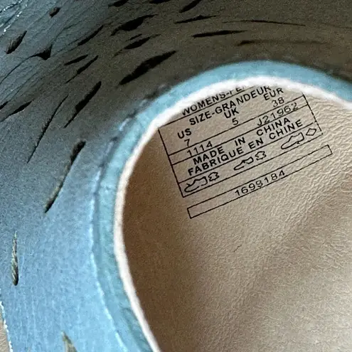 Merrell Veranda Dustyn Blue Strappy Slingback Open Toe Sandal Shoes Womens US 7