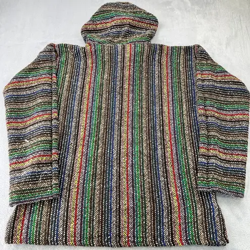 Artesanias F.R. Inc Hoodie Women's XL Multicolor Tweed Baja Parka Native Tribal