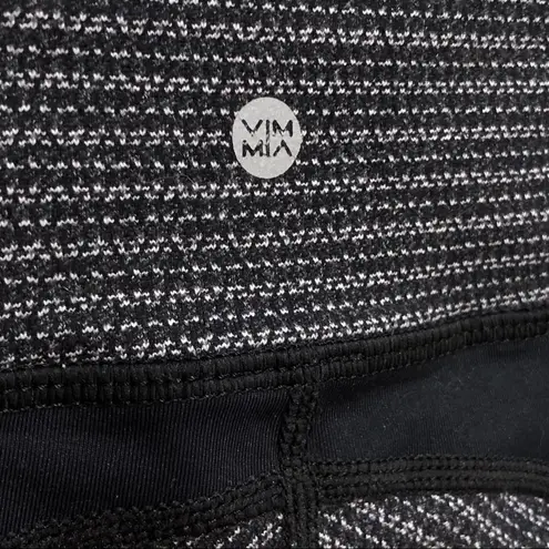 Vimmia XS Dotty Defy Leggings Black Grey Yoga Tight Workout Gym Barre Stretch