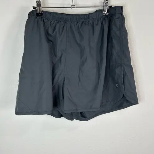 Danskin  Women’s L Active Running Shorts Gray Lightweight Gym Athletic Lined