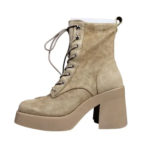 Steven By Steve Madden STEVEN NEW YORK Womens 8 Beena Combat Boot in Sand Tan NEW - Image 5
